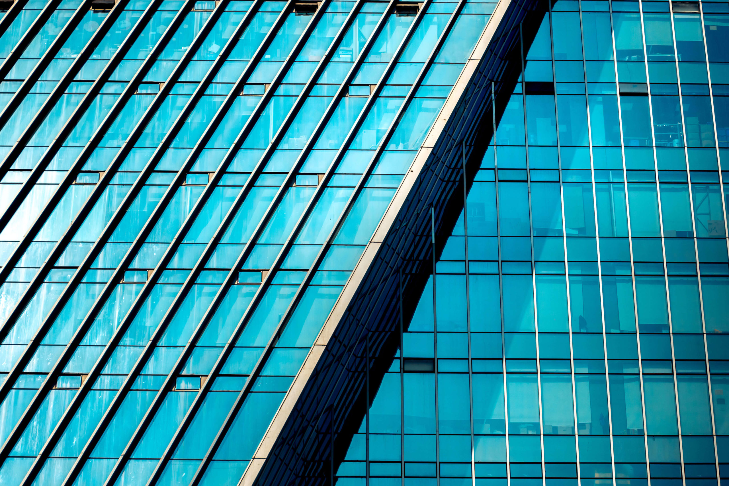 Close up of an office building